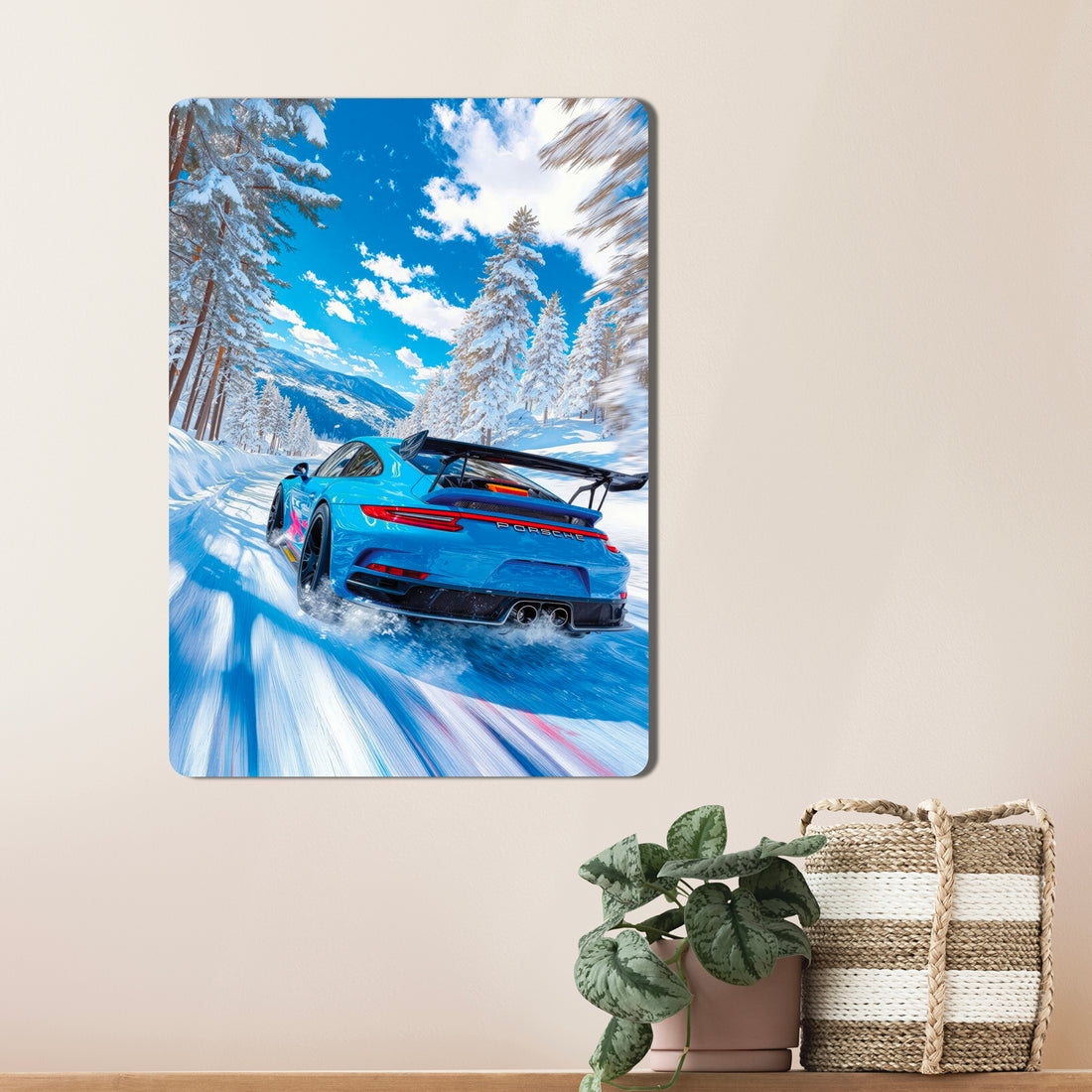 Sleek, high-definition wall art printed on durable 1.2mm mild steel. Available in sizes from A4 to A1.