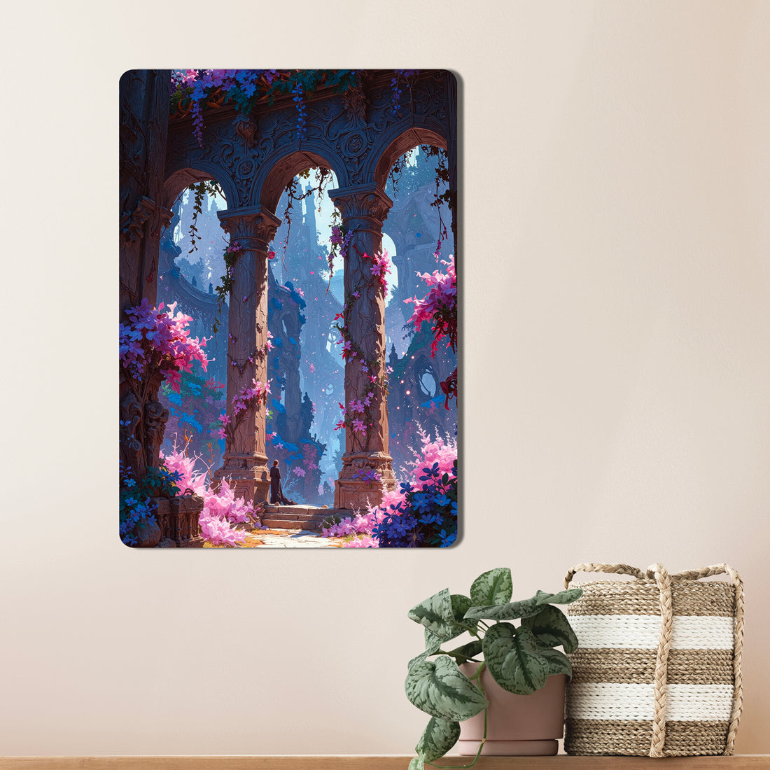 Sleek, high-definition wall art printed on durable 1.2mm mild steel. Available in sizes from A4 to A1.