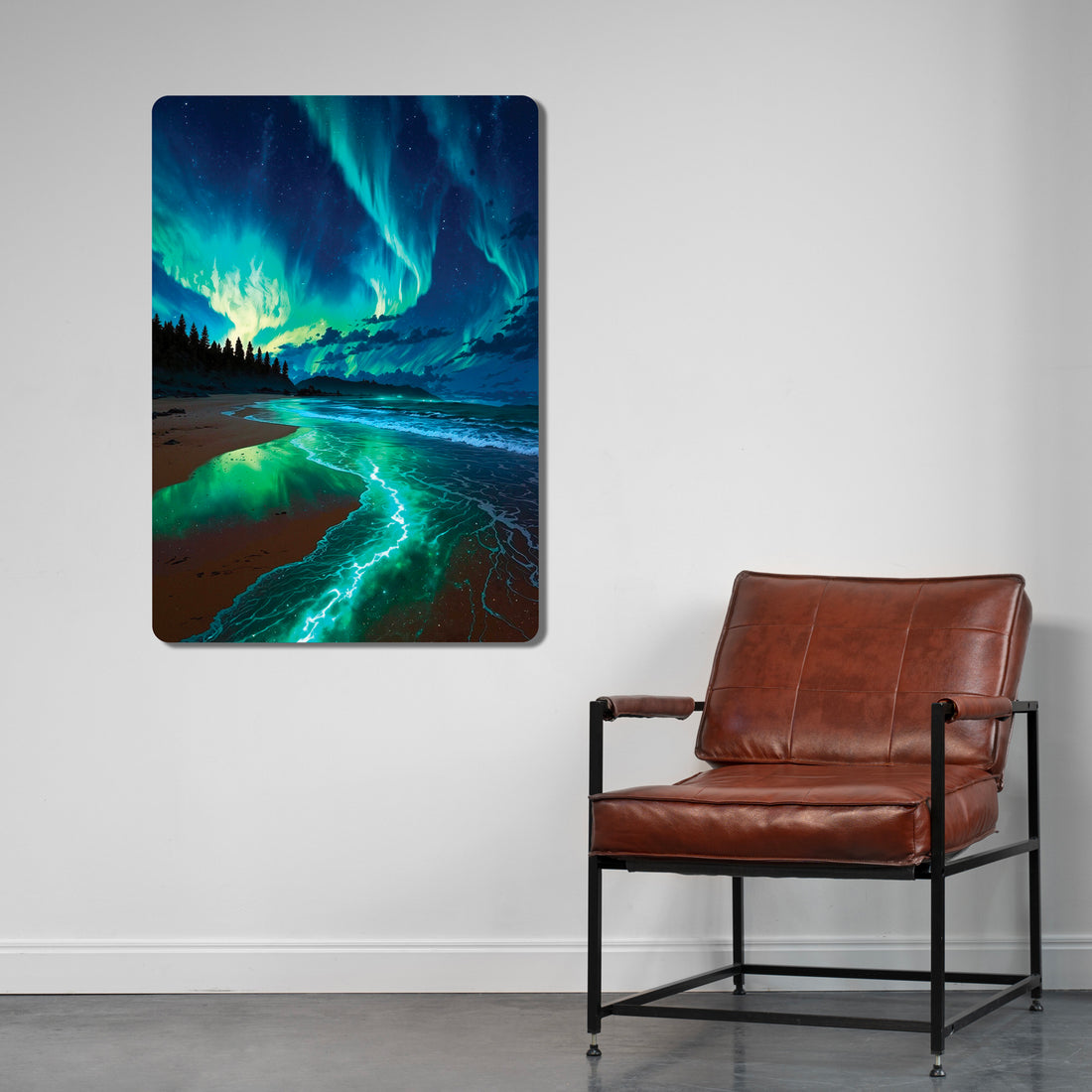 Sleek, high-definition wall art printed on durable 1.2mm mild steel. Available in sizes from A4 to A1.
