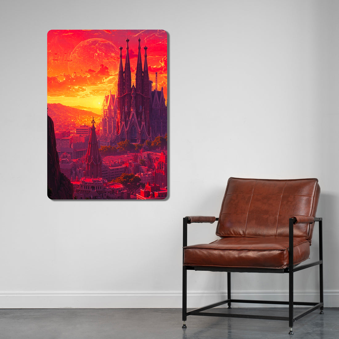 Sleek, high-definition wall art printed on durable 1.2mm mild steel. Available in sizes from A4 to A1.