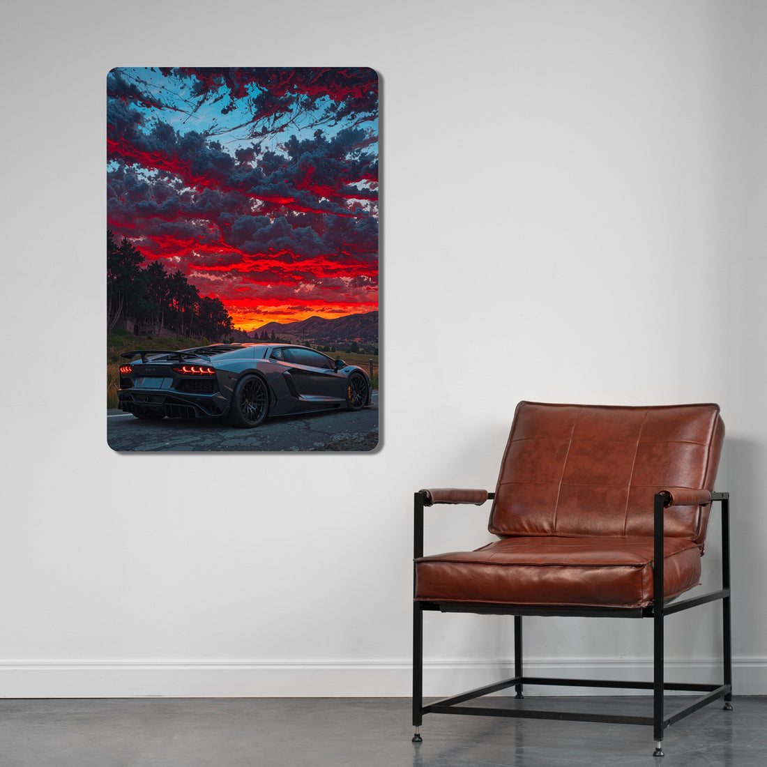 Sleek, high-definition wall art printed on durable 1.2mm mild steel. Available in sizes from A4 to A1.