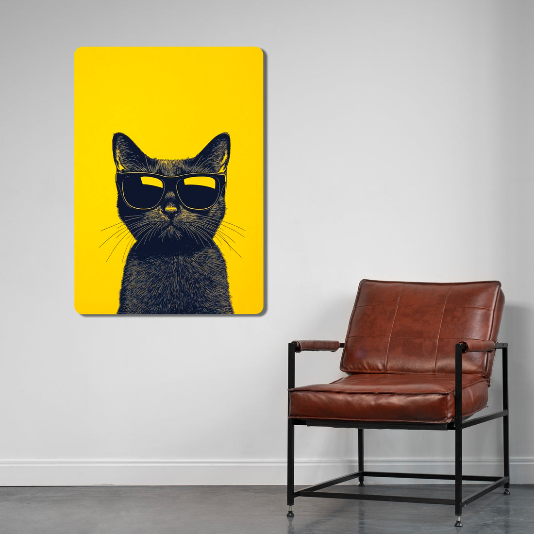 Sleek, high-definition wall art printed on durable 1.2mm mild steel. Available in sizes from A4 to A1.