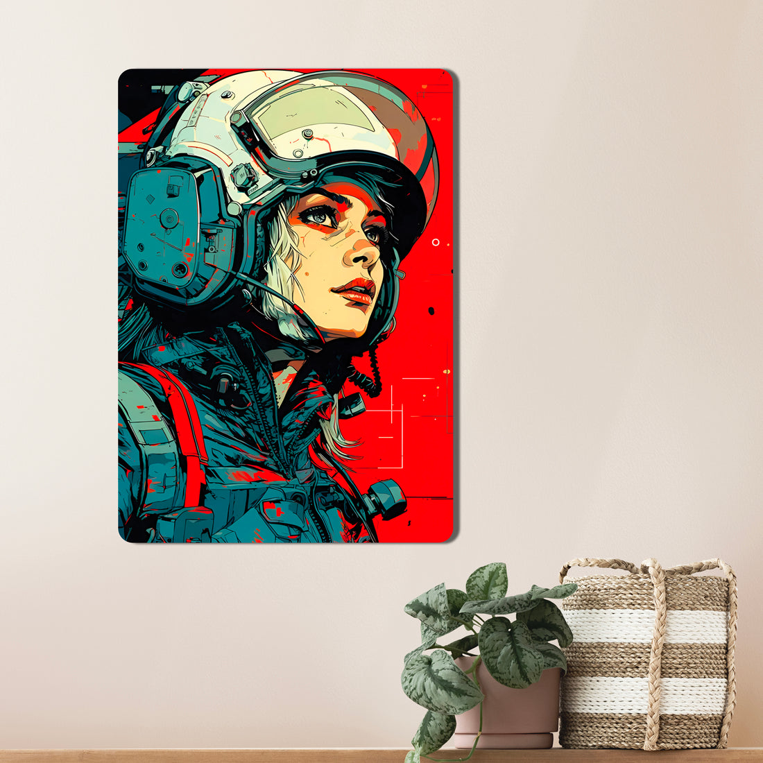 Sleek, high-definition wall art printed on durable 1.2mm mild steel. Available in sizes from A4 to A1.