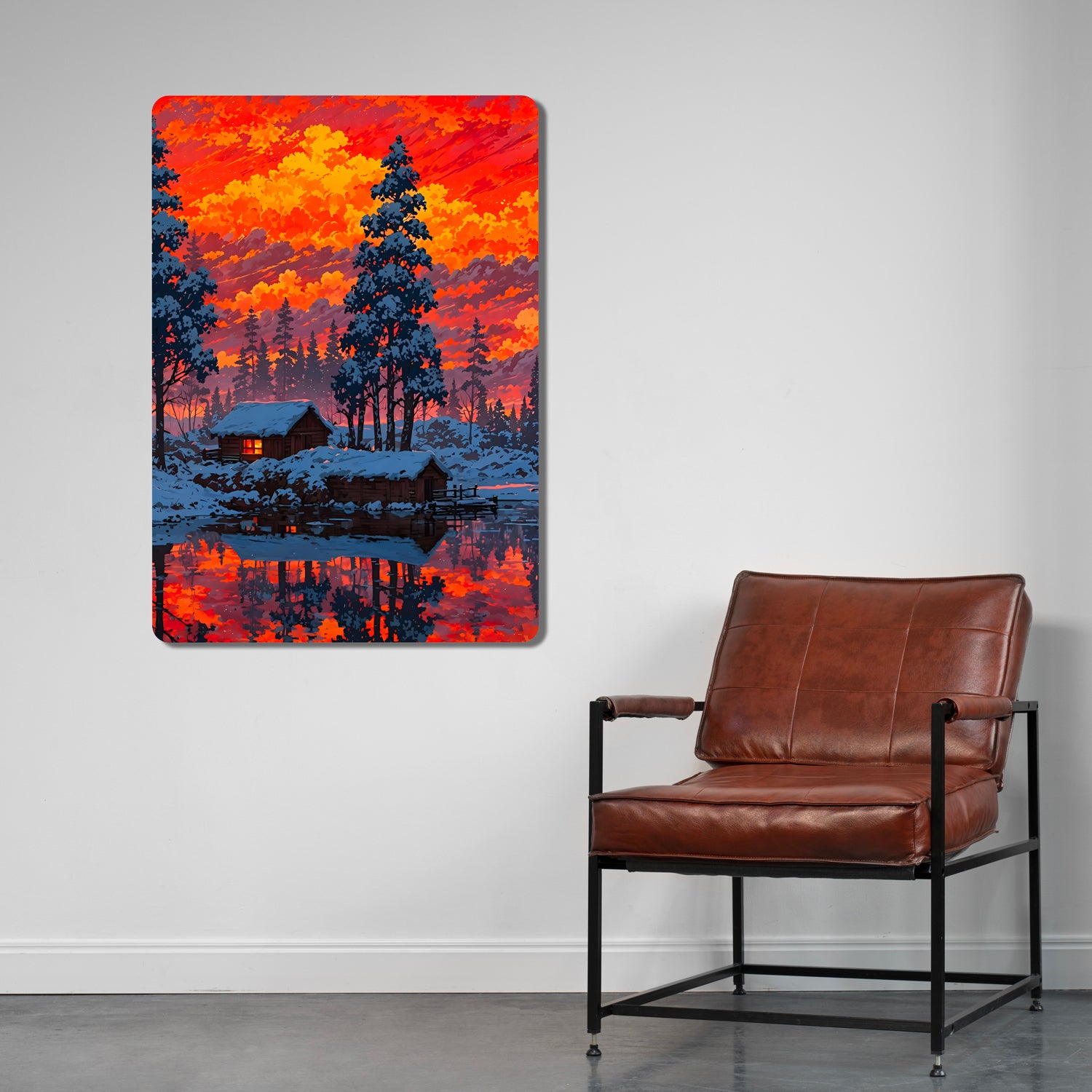 Sleek, high-definition wall art printed on durable 1.2mm mild steel. Available in sizes from A4 to A1.