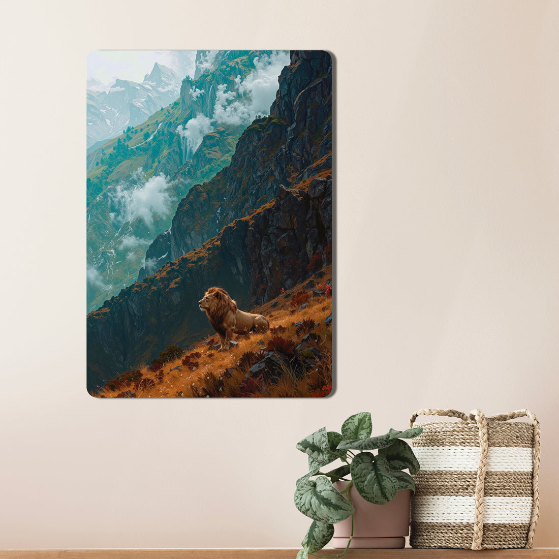 Sleek, high-definition wall art printed on durable 1.2mm mild steel. Available in sizes from A4 to A1.