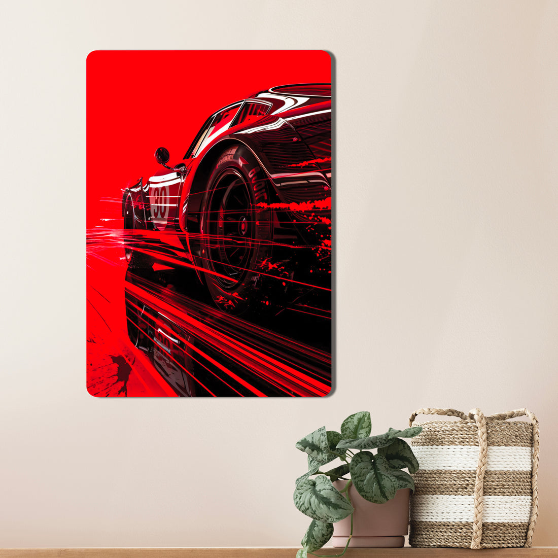 Sleek, high-definition wall art printed on durable 1.2mm mild steel. Available in sizes from A4 to A1.