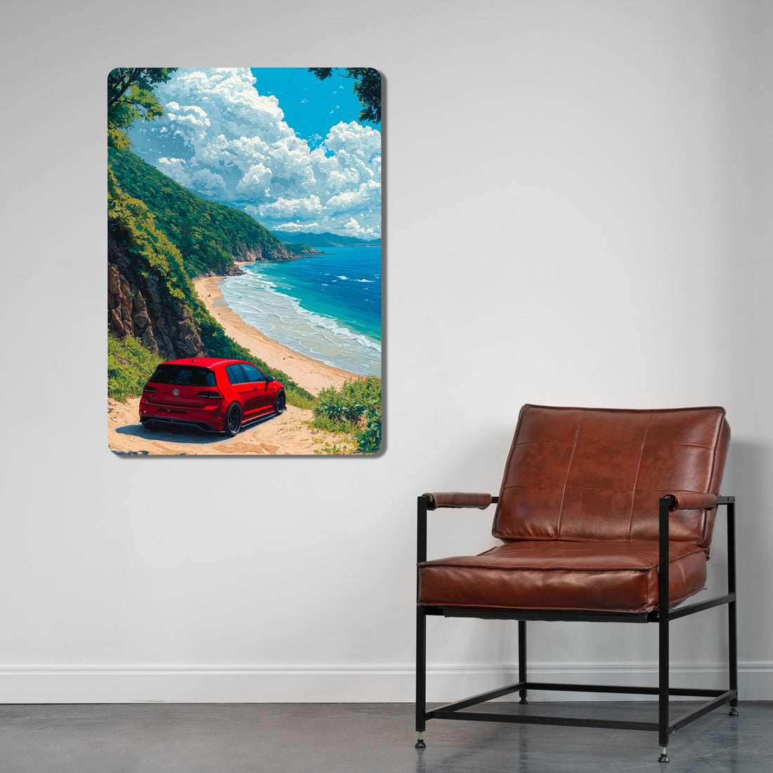 Sleek, high-definition wall art printed on durable 1.2mm mild steel. Available in sizes from A4 to A1.