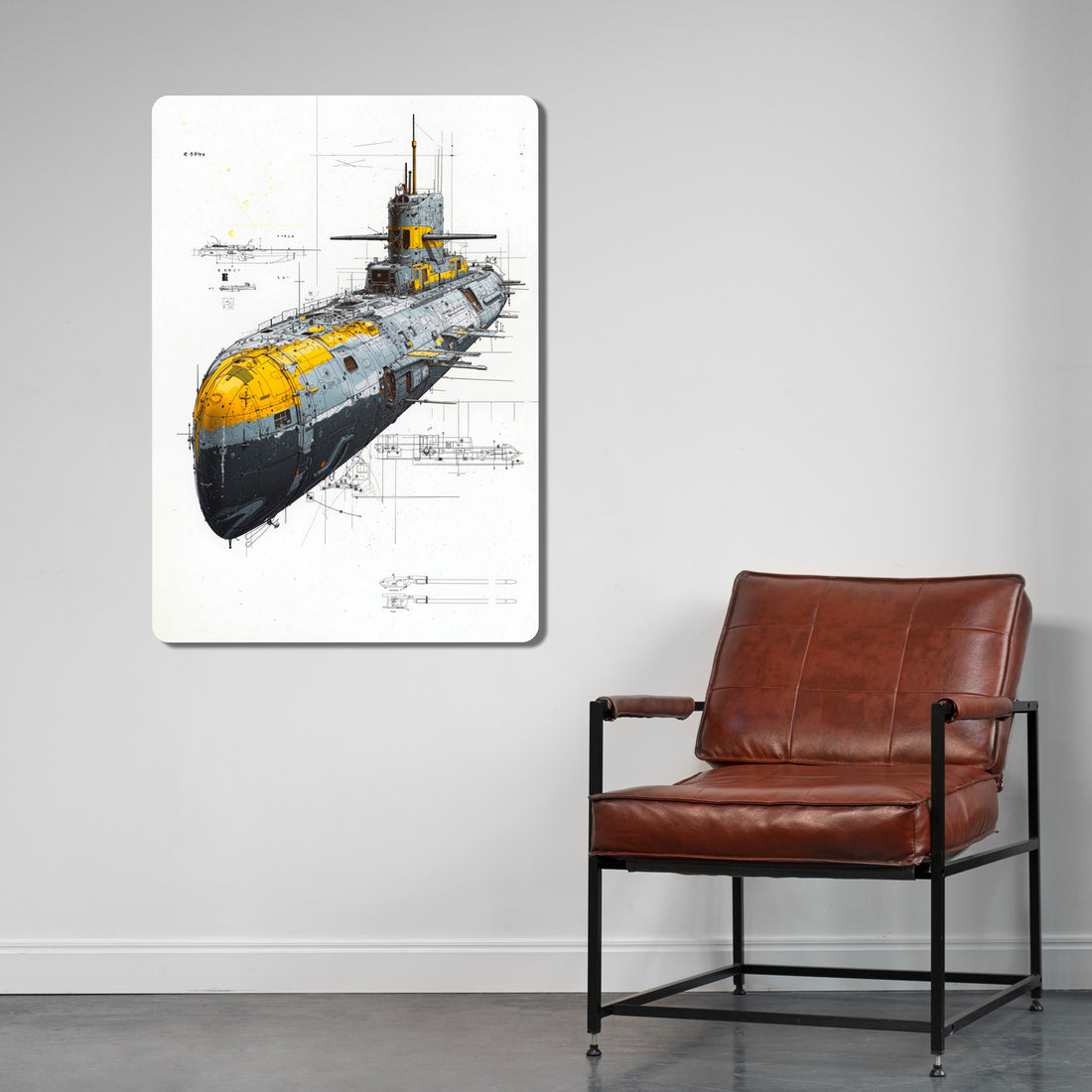 Sleek, high-definition wall art printed on durable 1.2mm mild steel. Available in sizes from A4 to A1.