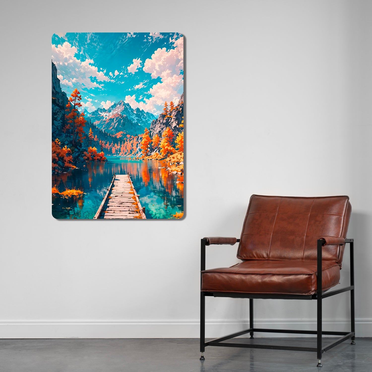 Sleek, high-definition wall art printed on durable 1.2mm mild steel. Available in sizes from A4 to A1.