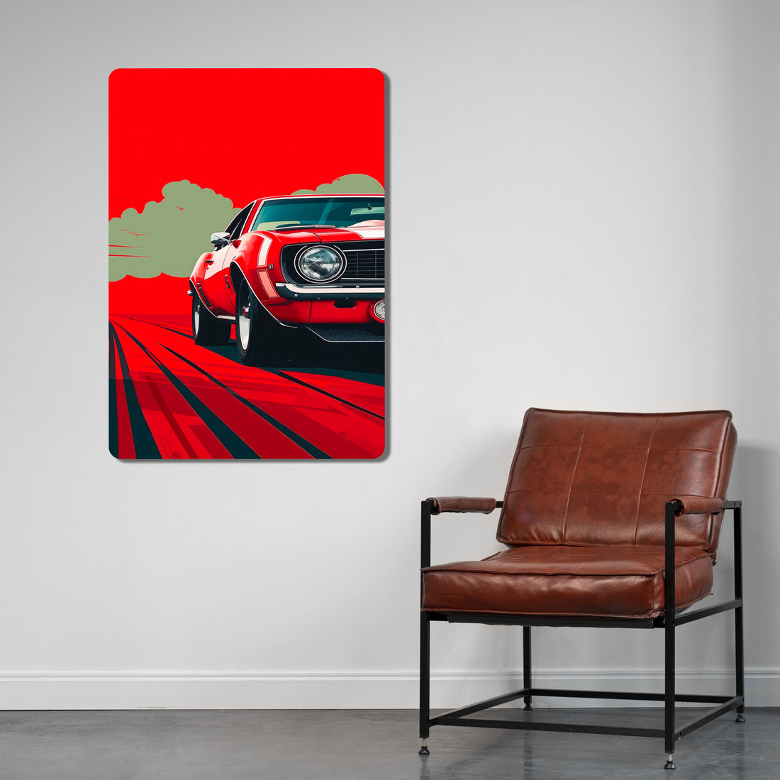 Sleek, high-definition wall art printed on durable 1.2mm mild steel. Available in sizes from A4 to A1.