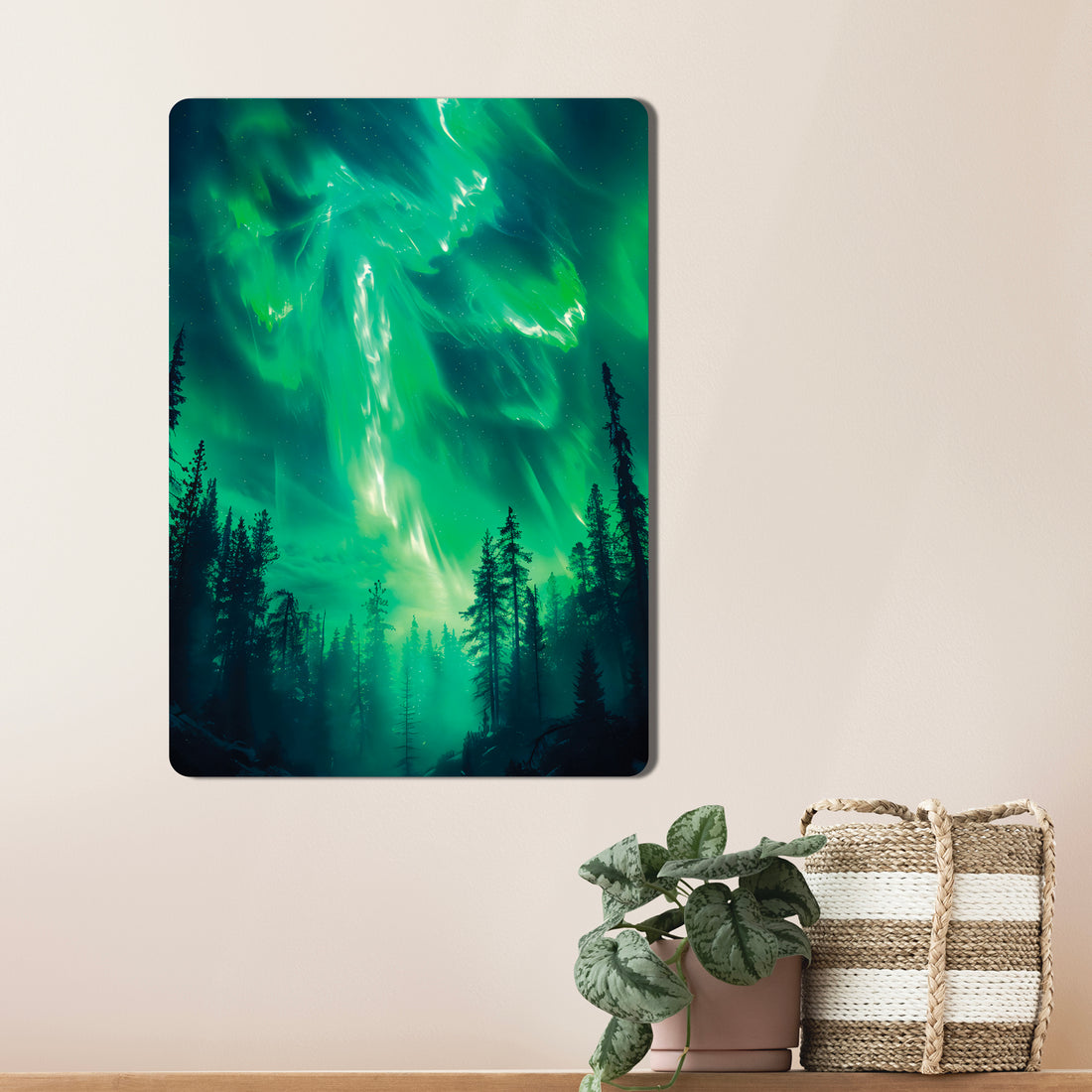 Sleek, high-definition wall art printed on durable 1.2mm mild steel. Available in sizes from A4 to A1.