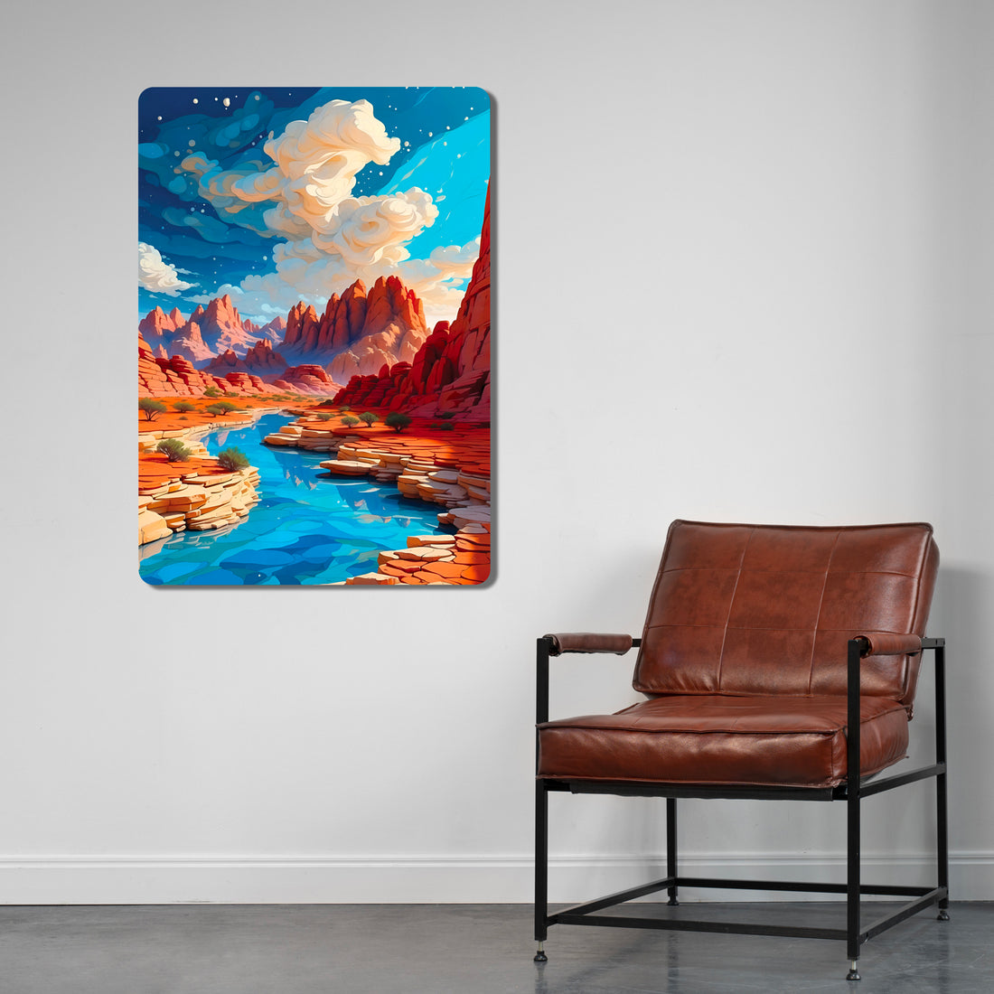 Sleek, high-definition wall art printed on durable 1.2mm mild steel. Available in sizes from A4 to A1.