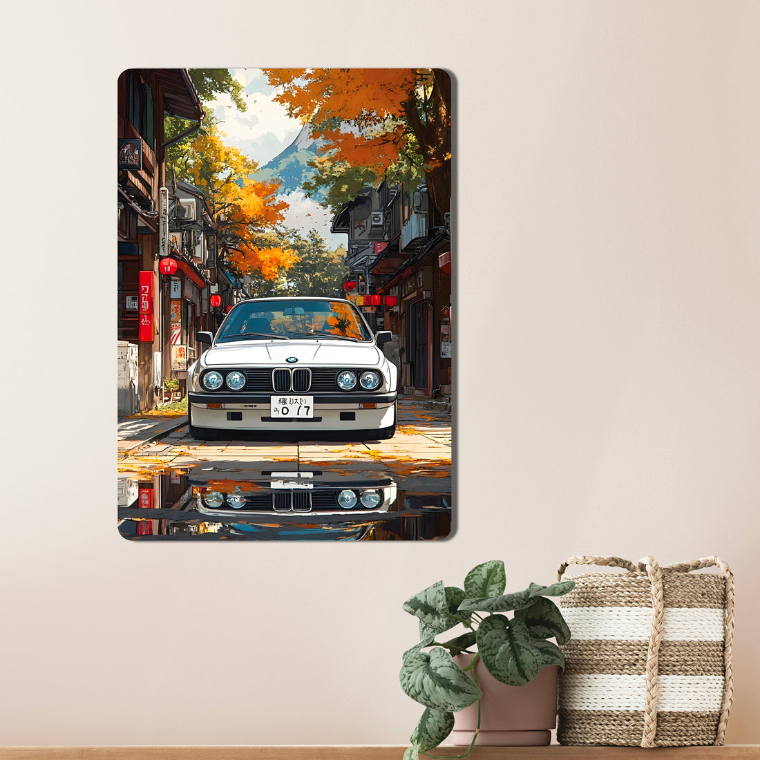 Sleek, high-definition wall art printed on durable 1.2mm mild steel. Available in sizes from A4 to A1.