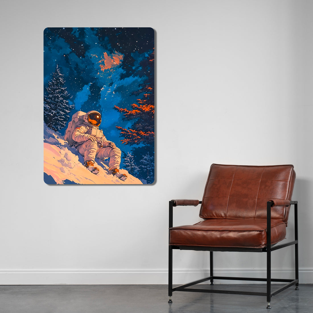 Sleek, high-definition wall art printed on durable 1.2mm mild steel. Available in sizes from A4 to A1.