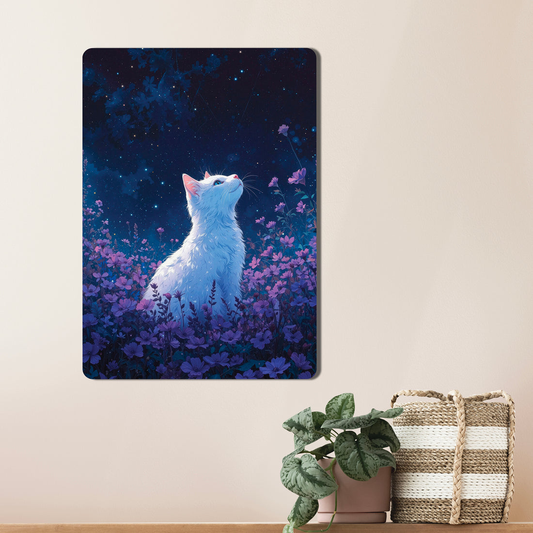 Sleek, high-definition wall art printed on durable 1.2mm mild steel. Available in sizes from A4 to A1.