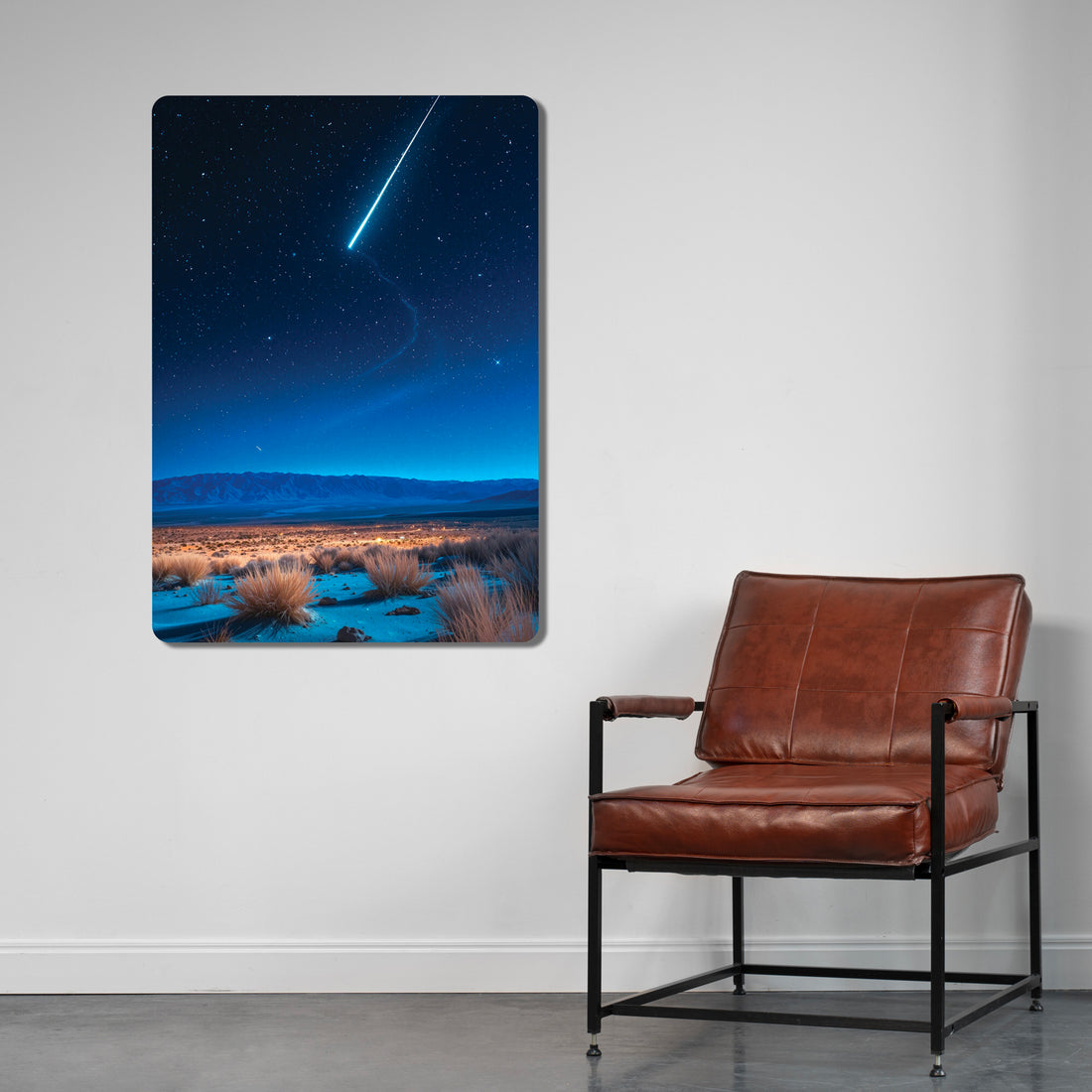 Sleek, high-definition wall art printed on durable 1.2mm mild steel. Available in sizes from A4 to A1.