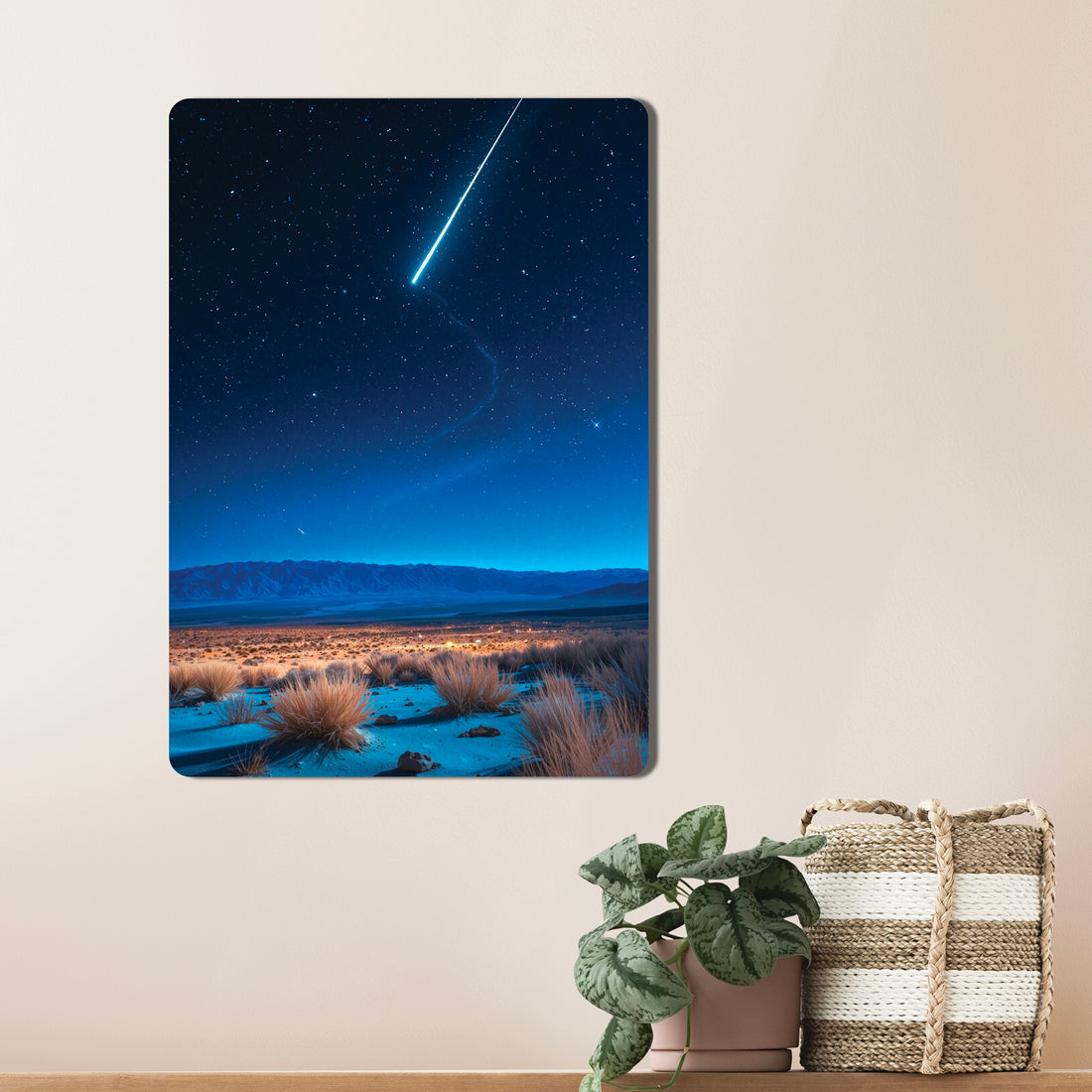 Sleek, high-definition wall art printed on durable 1.2mm mild steel. Available in sizes from A4 to A1.