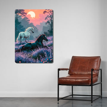 Sleek, high-definition wall art printed on durable 1.2mm mild steel. Available in sizes from A4 to A1.
