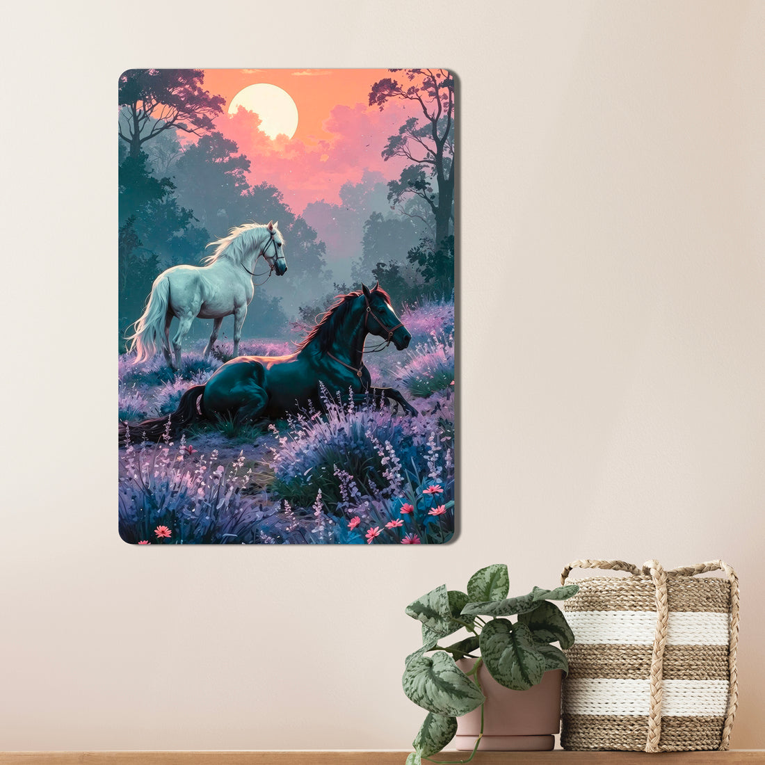 Sleek, high-definition wall art printed on durable 1.2mm mild steel. Available in sizes from A4 to A1.