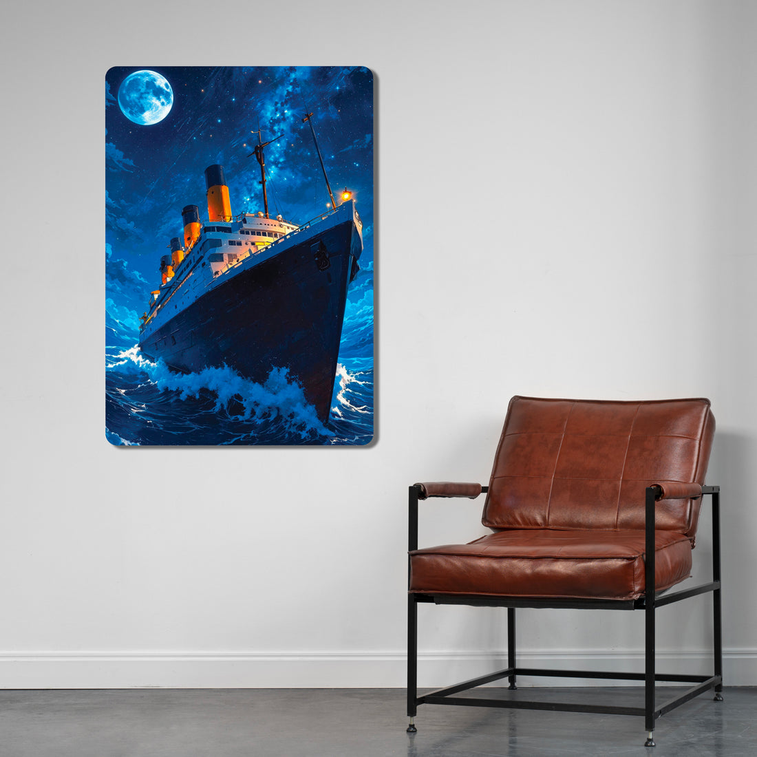 Sleek, high-definition wall art printed on durable 1.2mm mild steel. Available in sizes from A4 to A1.