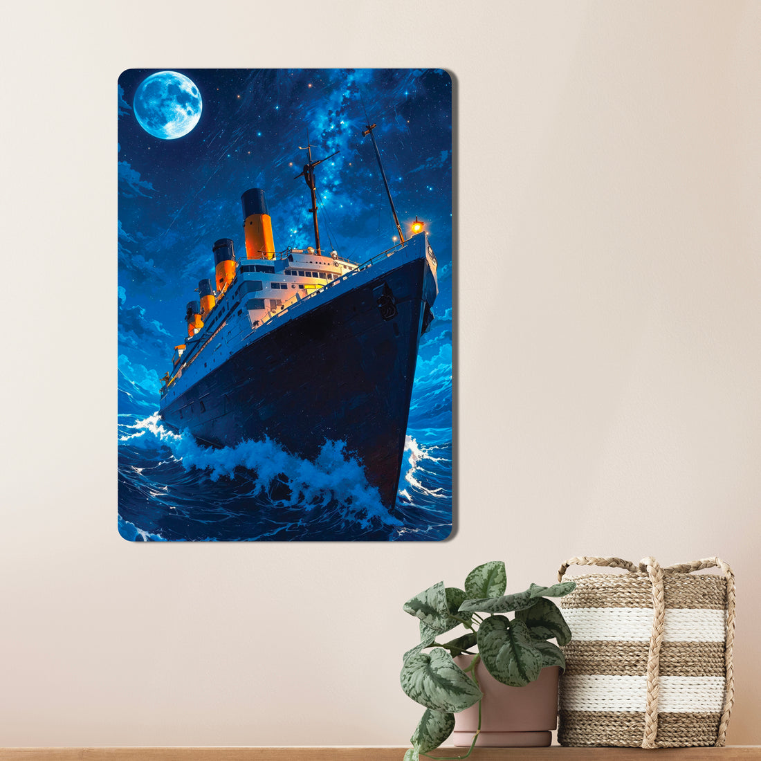 Sleek, high-definition wall art printed on durable 1.2mm mild steel. Available in sizes from A4 to A1.