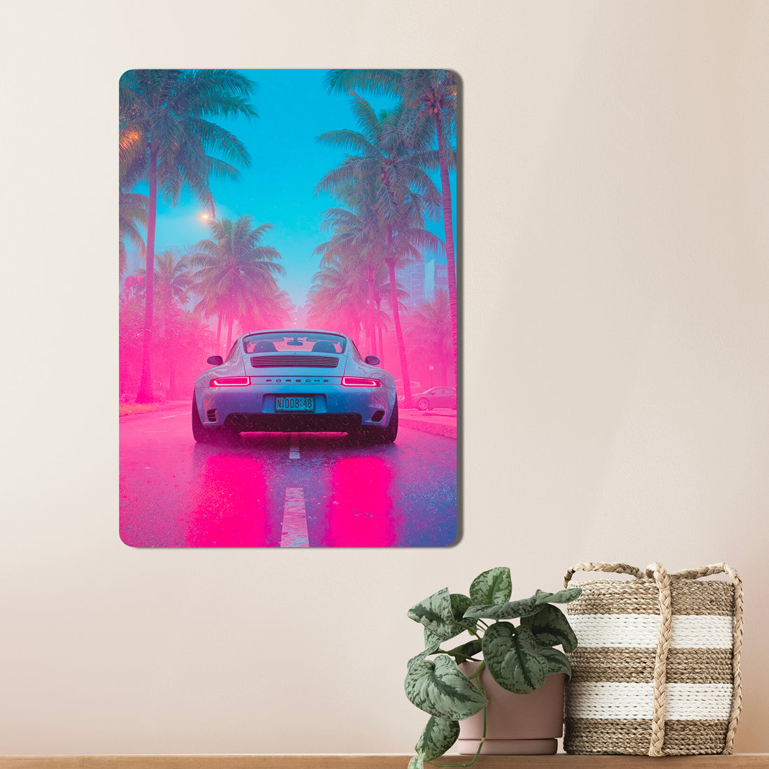 Sleek, high-definition wall art printed on durable 1.2mm mild steel. Available in sizes from A4 to A1.