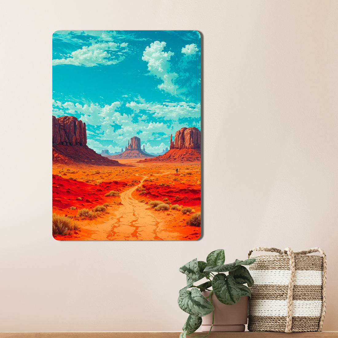 Sleek, high-definition wall art printed on durable 1.2mm mild steel. Available in sizes from A4 to A1.