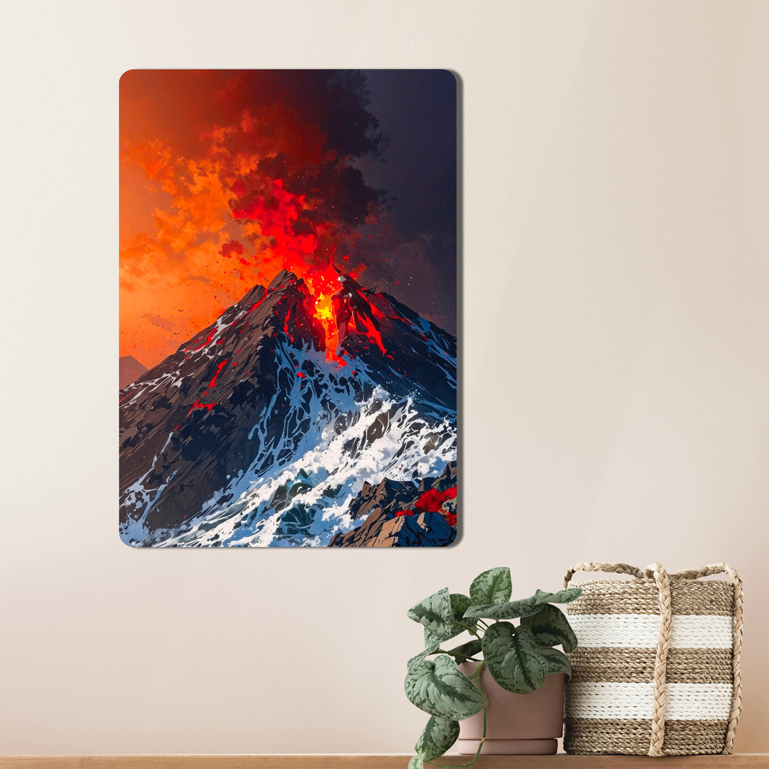 Sleek, high-definition wall art printed on durable 1.2mm mild steel. Available in sizes from A4 to A1.