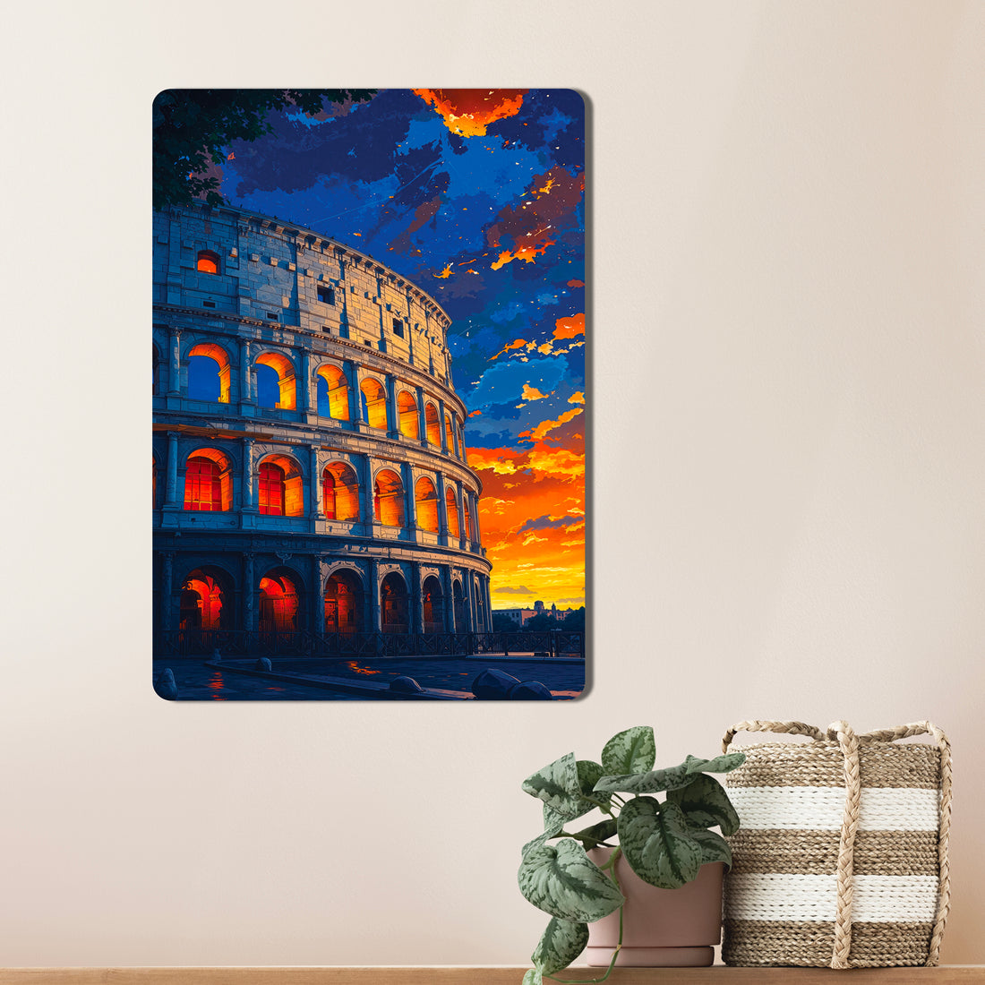 Sleek, high-definition wall art printed on durable 1.2mm mild steel. Available in sizes from A4 to A1.