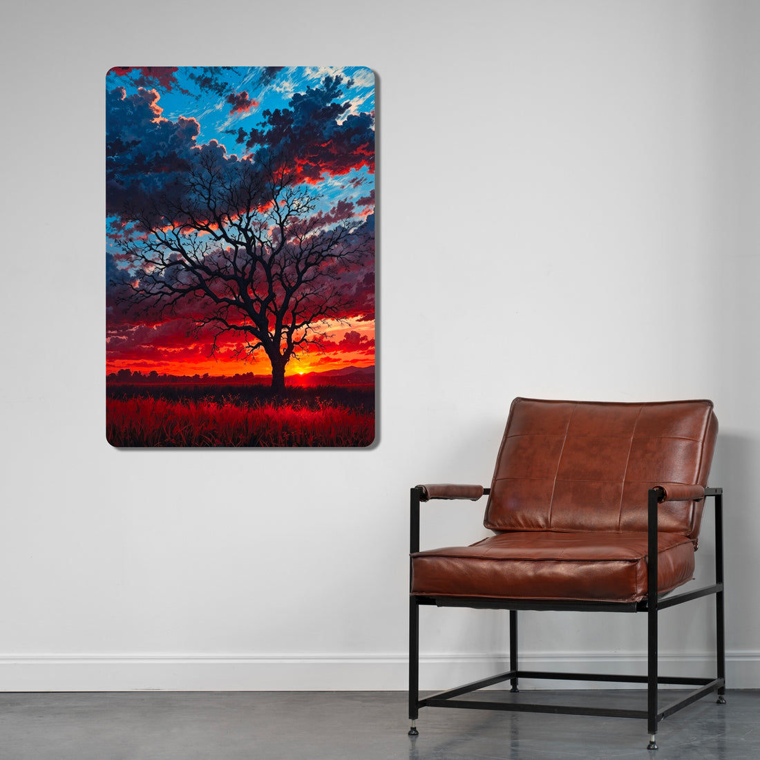 Sleek, high-definition wall art printed on durable 1.2mm mild steel. Available in sizes from A4 to A1.