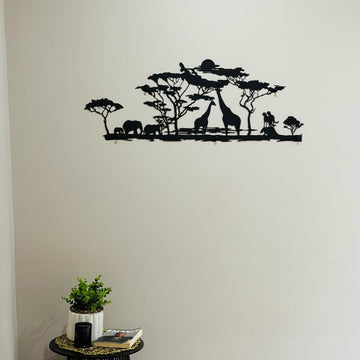 Giraffes on the move