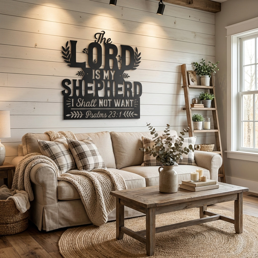 My Shepherd Metal Wall Art - Interior Mockup