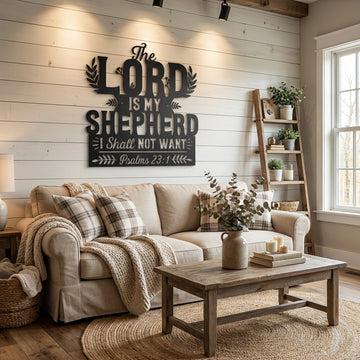 My Shepherd Metal Wall Art - Interior Mockup