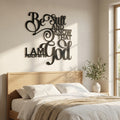 Be Still Psalm Metal Wall Art - Interior Mockup