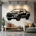 Hilux Outline Metal Wall Art - Interior Mockup