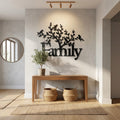 Family Tree Metal Wall Art - Interior Mockup