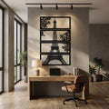 Eiffel Canopy Metal Wall Art - Interior Mockup