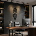 Poseidon's Trident Metal Wall Art - Interior Mockup