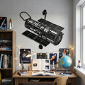 Hubble Telescope Metal Wall Art - Interior Mockup