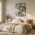 Overflowing Lily Metal Wall Art - Interior Mockup