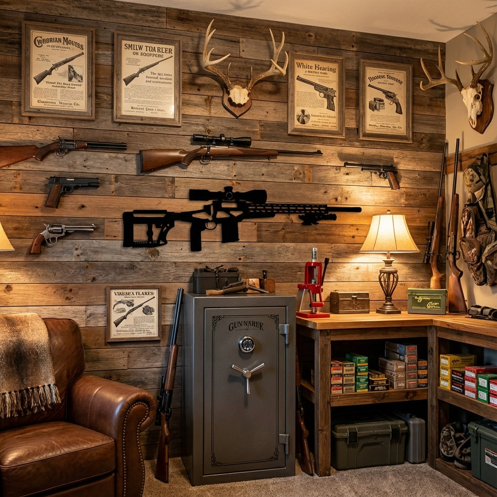Howa .308 Rifle Metal Wall Art - Interior Mockup