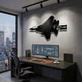 F-15 Eagle Metal Wall Art - Interior Mockup