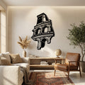 Colosseum Souvenir Metal Wall Art - Interior Mockup