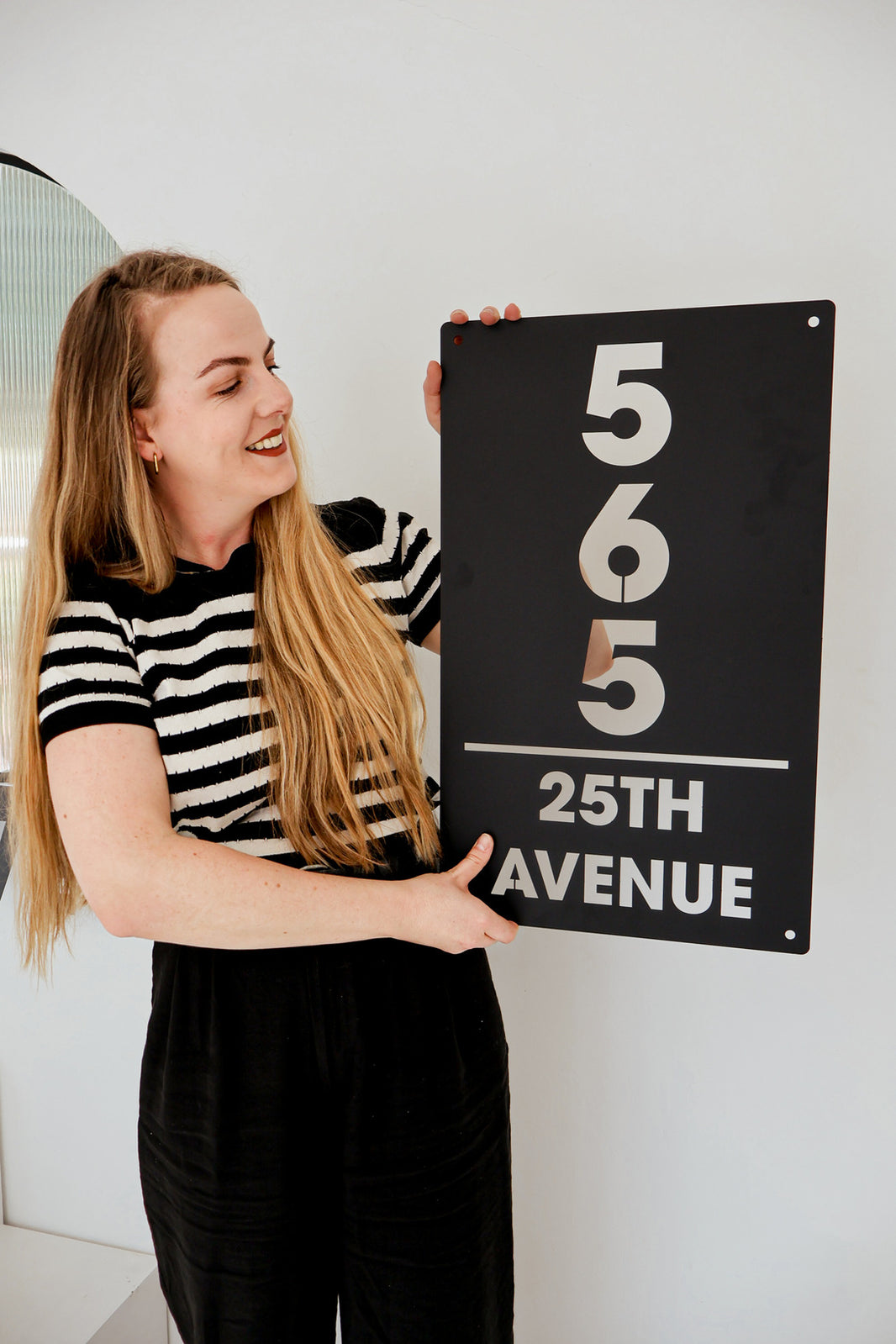 Monogram Metal House Number – Metallium