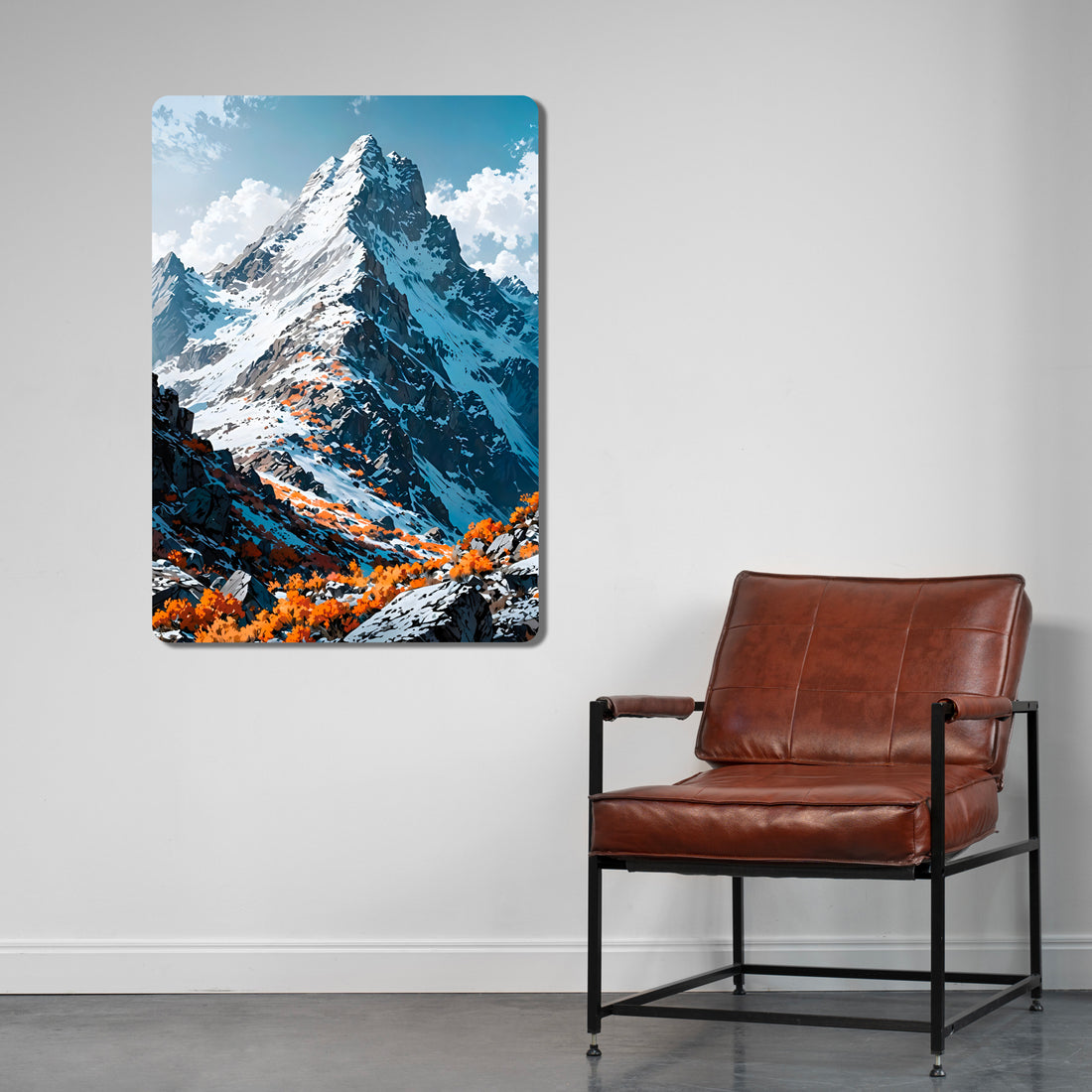 Sleek, high-definition wall art printed on durable 1.2mm mild steel. Available in sizes from A4 to A1.